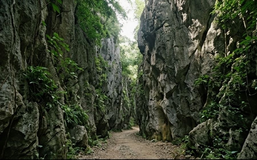 Khe núi hẹp